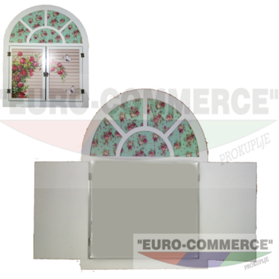 DRVENO ZIDNO OGLEDALO